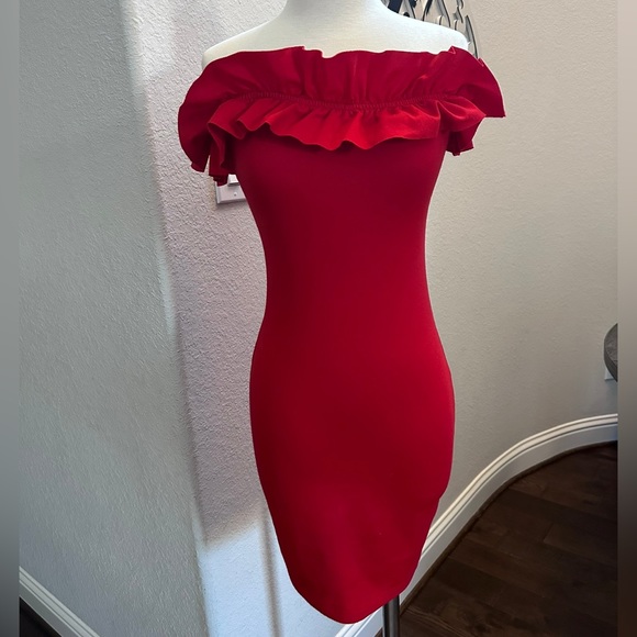 red off the shoulder dress zara Zara | Dresses | Zara Knit Red Off The Shoulder Dress
